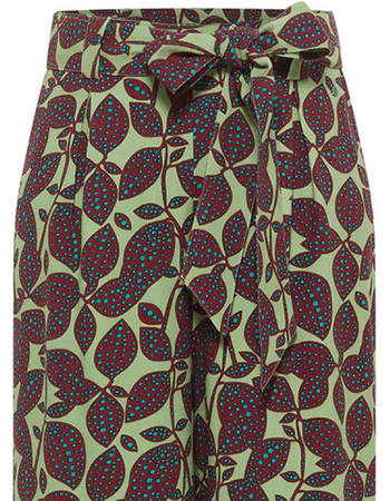 Pantalon Lea Loose Botanic Green detail