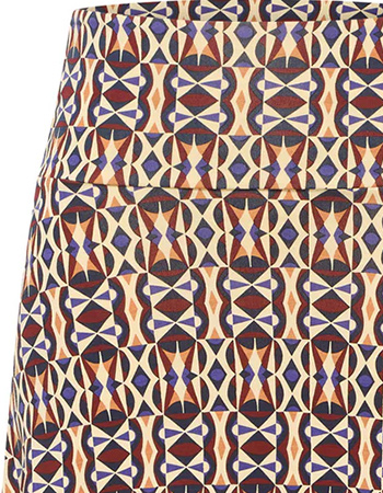 Rok Midi Ethno Brown detail