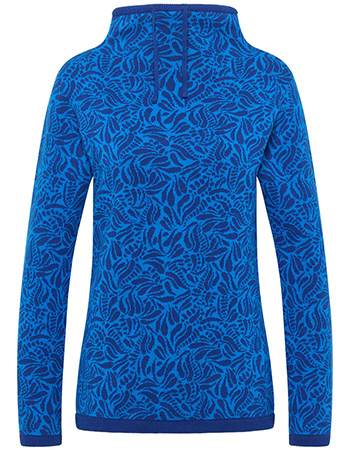 Trui Jaquard Jumper Blue Paisley