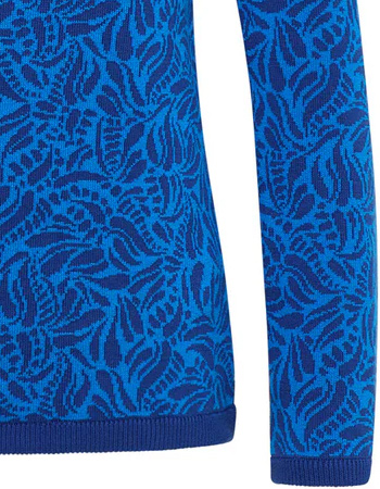 Trui Jaquard Jumper Blue Paisley detail
