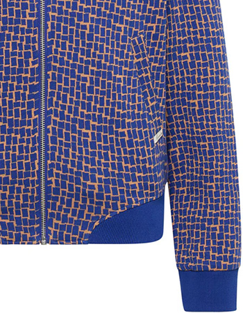 Bombervest Retro Look Blue Windows detail