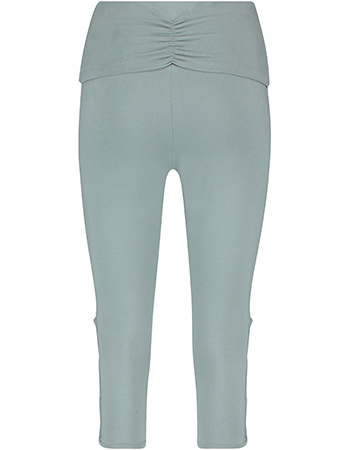 Yoga Legging Capri Shanti Jade detail