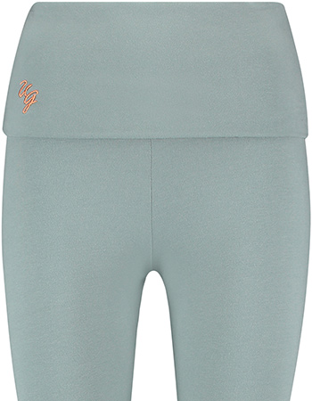 Yoga Legging Capri Shanti Jade detail