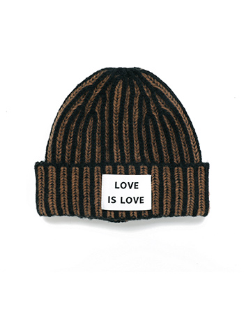 Beanie Love Is Love Brown