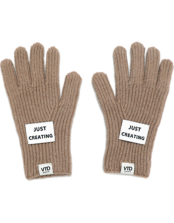 Handschoenen Gerecycled Just Creating Beige