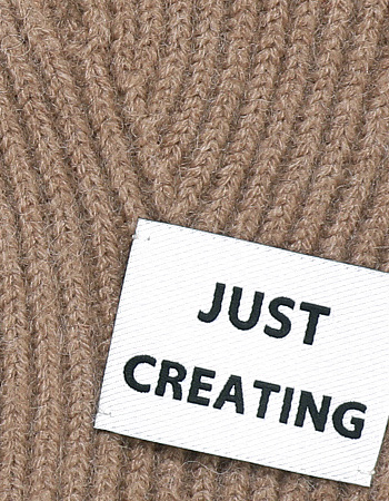 Handschoenen Gerecycled Just Creating Beige detail