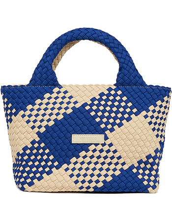 Tas Amelia Life Is Simple Blue Beige