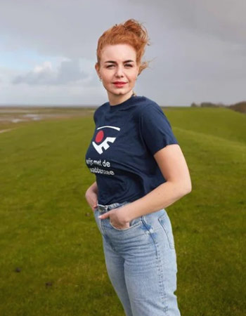 T-shirt Wijs met de Waddenzee