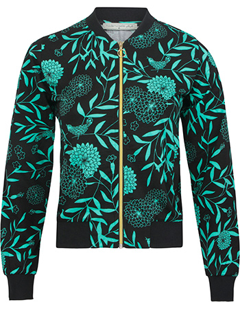 Jas Best Friends College Japanese Flowers Green