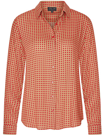 Blouse Amelie Duo Dots Tomato