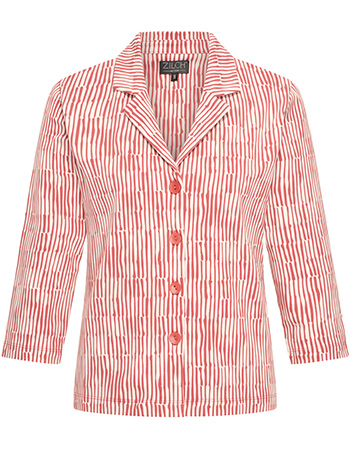 Blouse Gabry Driekwart Mouw Lipstick