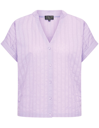 Blouse Korte Mouw Claire Lilac