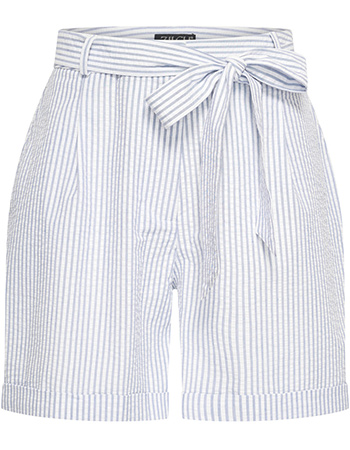 Short Zomer Strik Streep Navy