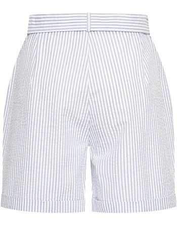 Short Zomer Strik Streep Navy detail