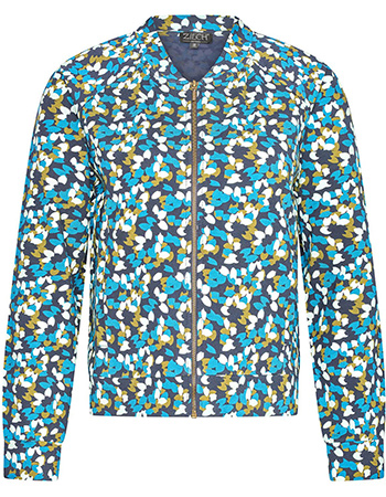 Jasje  Met Rits Confetti Navy