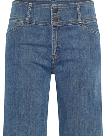 Jeans Lotus Wide Leg Washed Light Blue detail