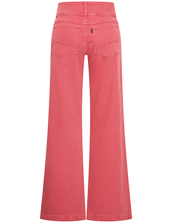 Jeans Lotus Wide Leg Lipstick detail
