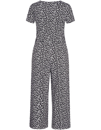 Jumpsuit Butterfly Zwart Paars