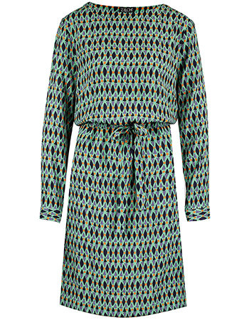 Jurk Ethnic  Ribbon Jade