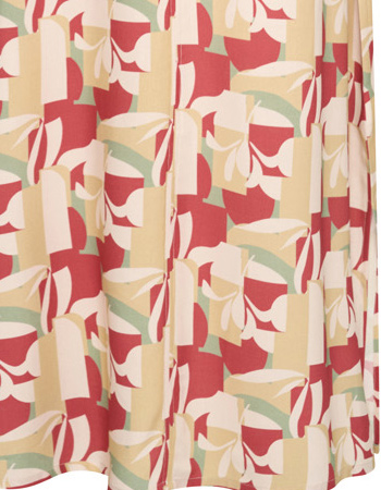 Jurk Lang Eva  Abstract Lipstick detail