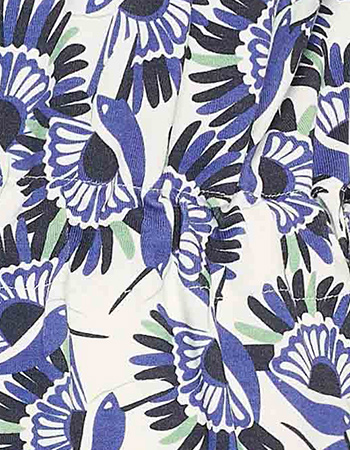 Jurk Toucan Royal Blue detail