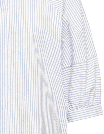 Zomerjurk Overhemdstyle Streep Navy detail