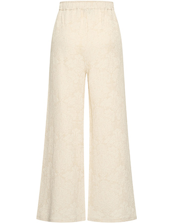 Pantalon Amelie Flower Taupe detail