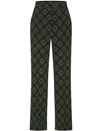 Pantalon Ikat Black Green