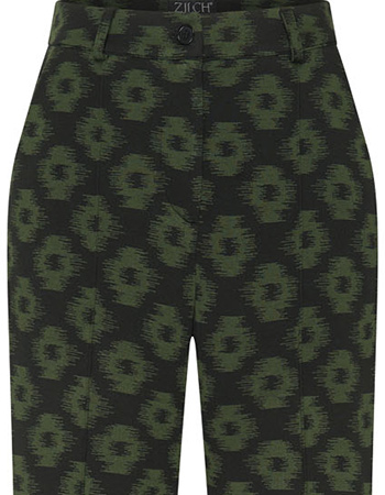 Pantalon Ikat Black Green detail
