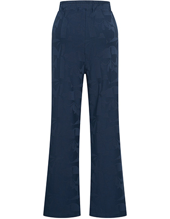Pantalon Flower Relax Navy detail