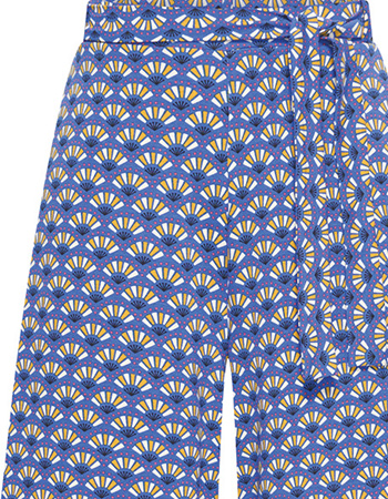 Pantalon Mira Wide Dazeling Blue detail