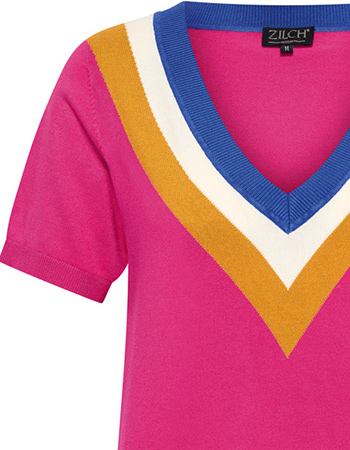 Top Coloured V Lollypop detail