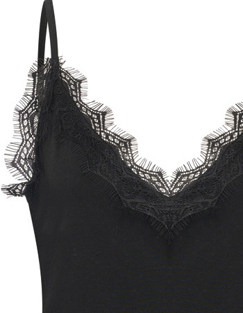 Singlet Brigitte Lace Black detail