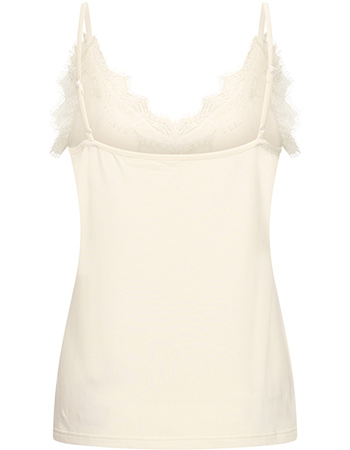 Singlet Brigitte Lace White detail