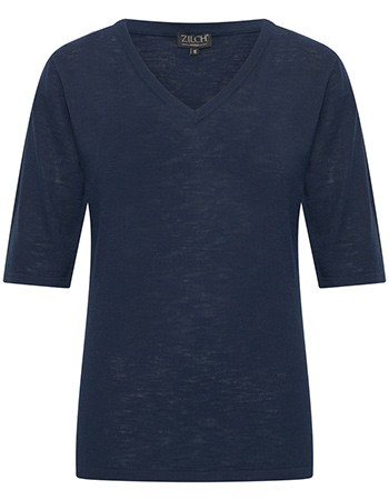 Shirt Emma V Neck Navy