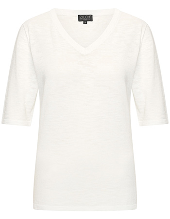 Shirt Emma  V Neck White