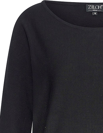 Trui Betty Batsleeve Bamboe Black detail