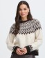 wollen trui met fair isle patroon 