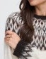beige wollen trui 