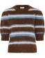 Trui Korte Mouw Bymilou Potting Soil Mel. Stripe