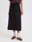 zwarte midi rok 
