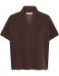 Top Bypusti Vneck Vest Fudge
