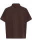 Top Bypusti Vneck Vest Fudge detail