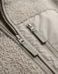 Jas Kuschelby Long Rainy Day Beige detail