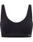Bamboe BH Seamfree Crop Black