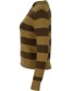 Trui Stripe Alpaca Wol Green detail