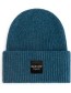 Beanie Gerecycled Wol Petrol
