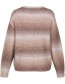 Trui Oslo Alpaca Wol Taupe detail