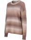 Trui Oslo Alpaca Wol Taupe detail