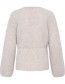 Cardigan Frnaelle Oatmeal Melange detail